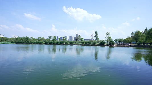 武汉沌口汤湖公园风景视频的预览图