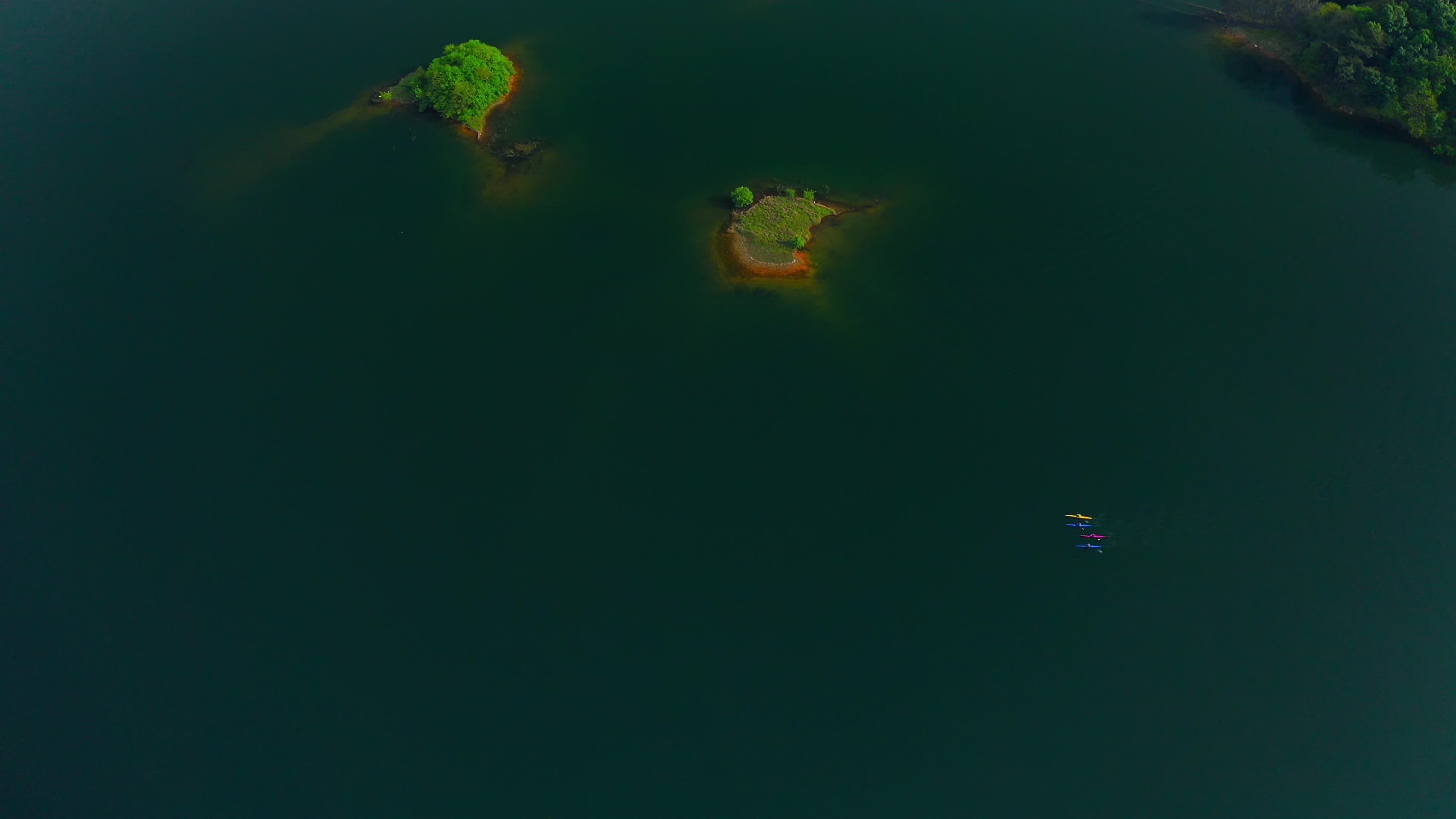 河南信阳南湾湖4K航拍视频的预览图
