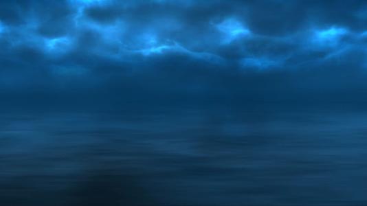 蓝色海洋云层视频的预览图