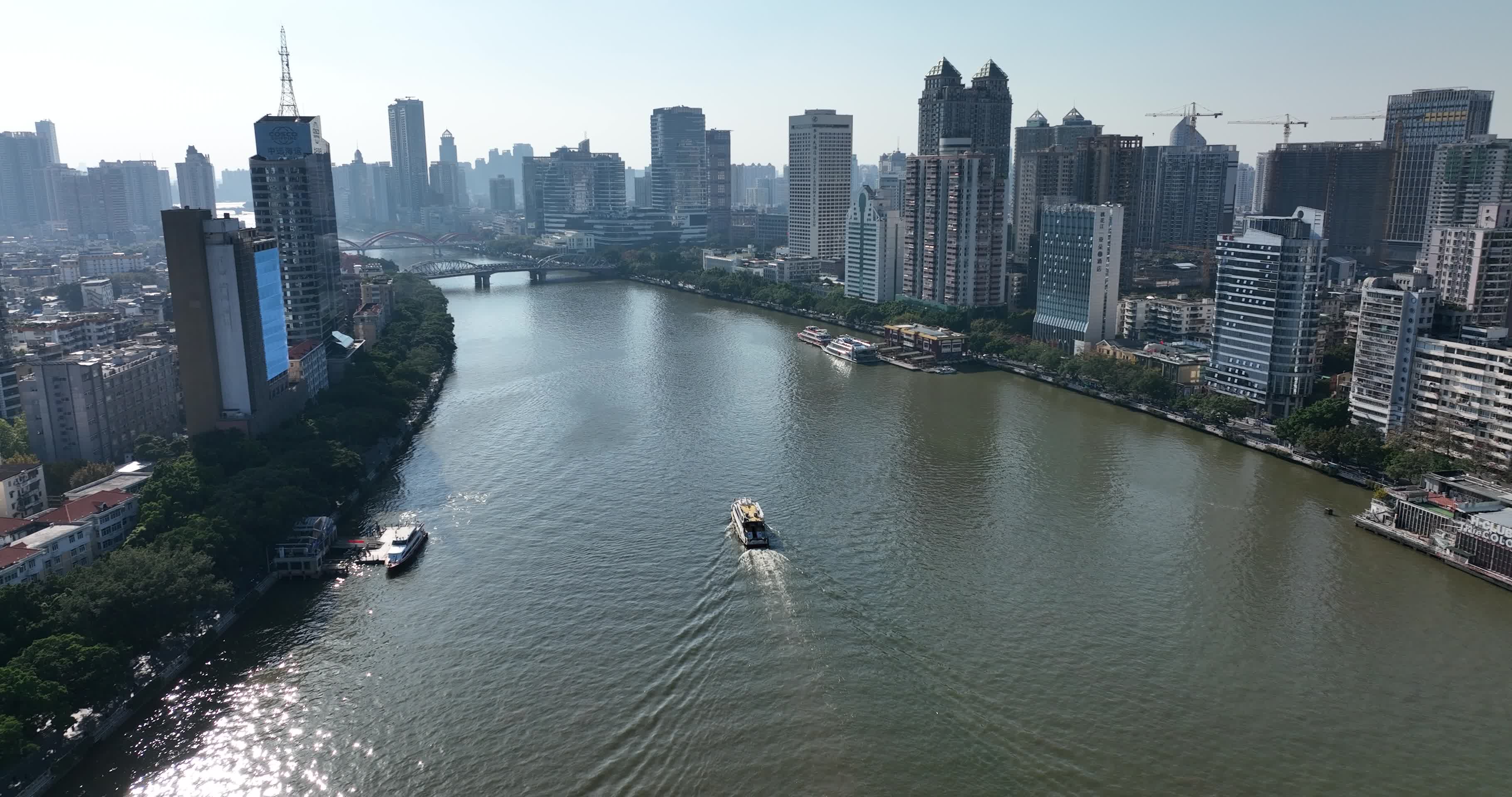 广州大沙头游船码头视频的预览图