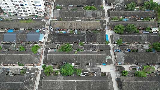 广西贺州平桂区的老房子平房瓦房视频的预览图