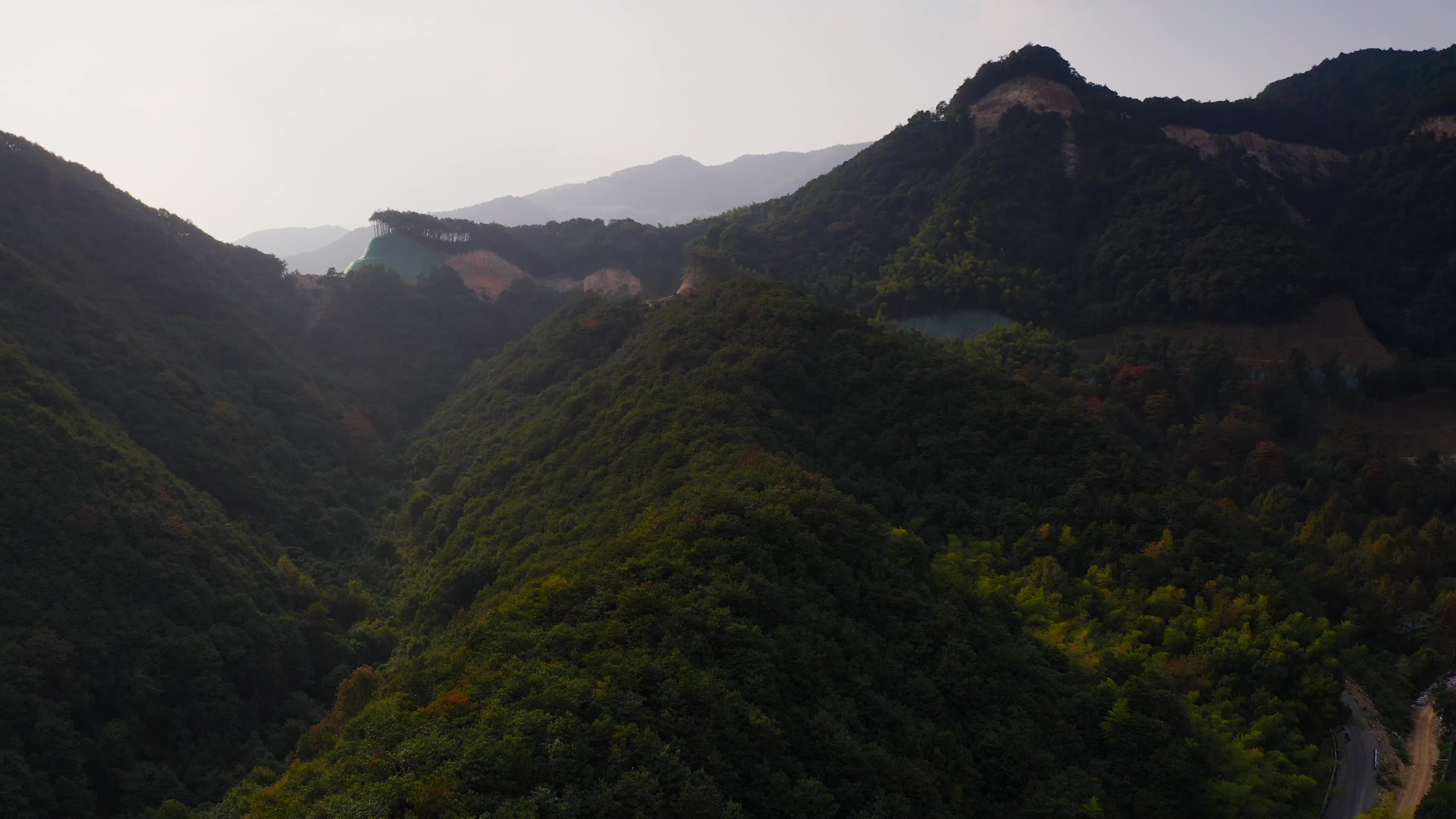杭州萧山河上镇自然风貌视频的预览图