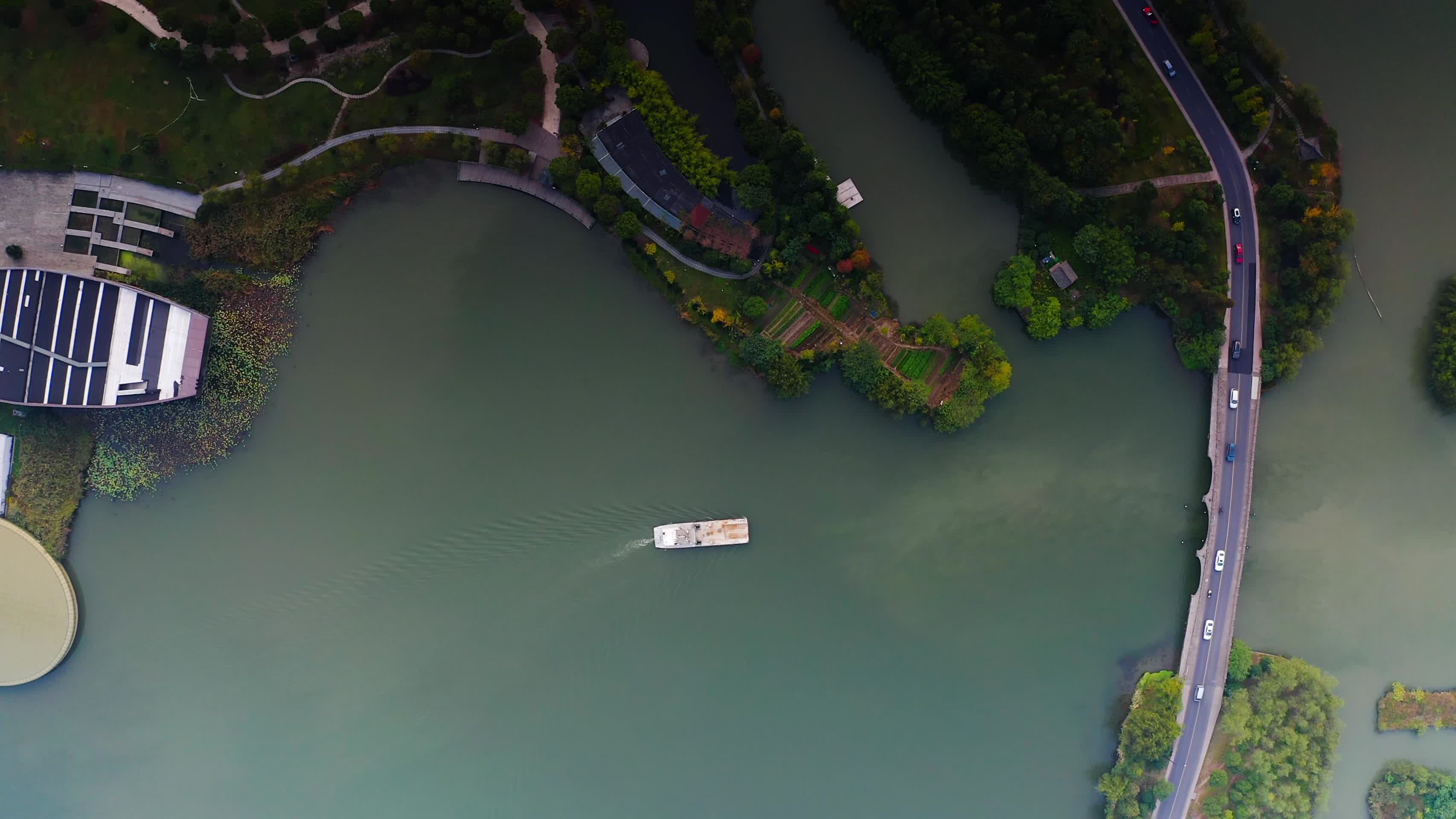 浙江杭州开元森泊度假乐园4K航拍视频的预览图