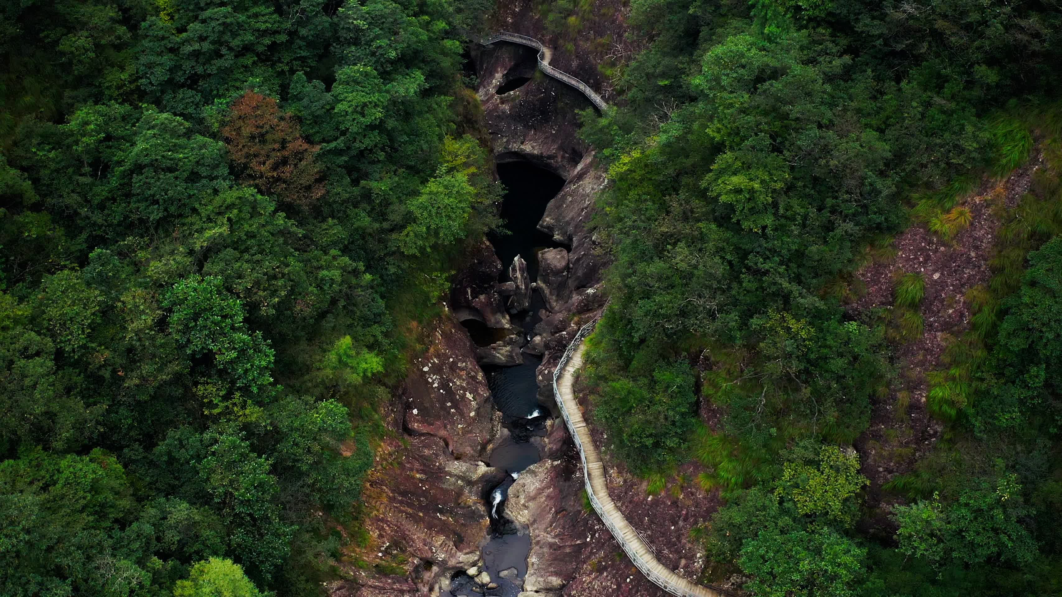 浙江温州文成铜铃山国家森林公园航拍视频的预览图