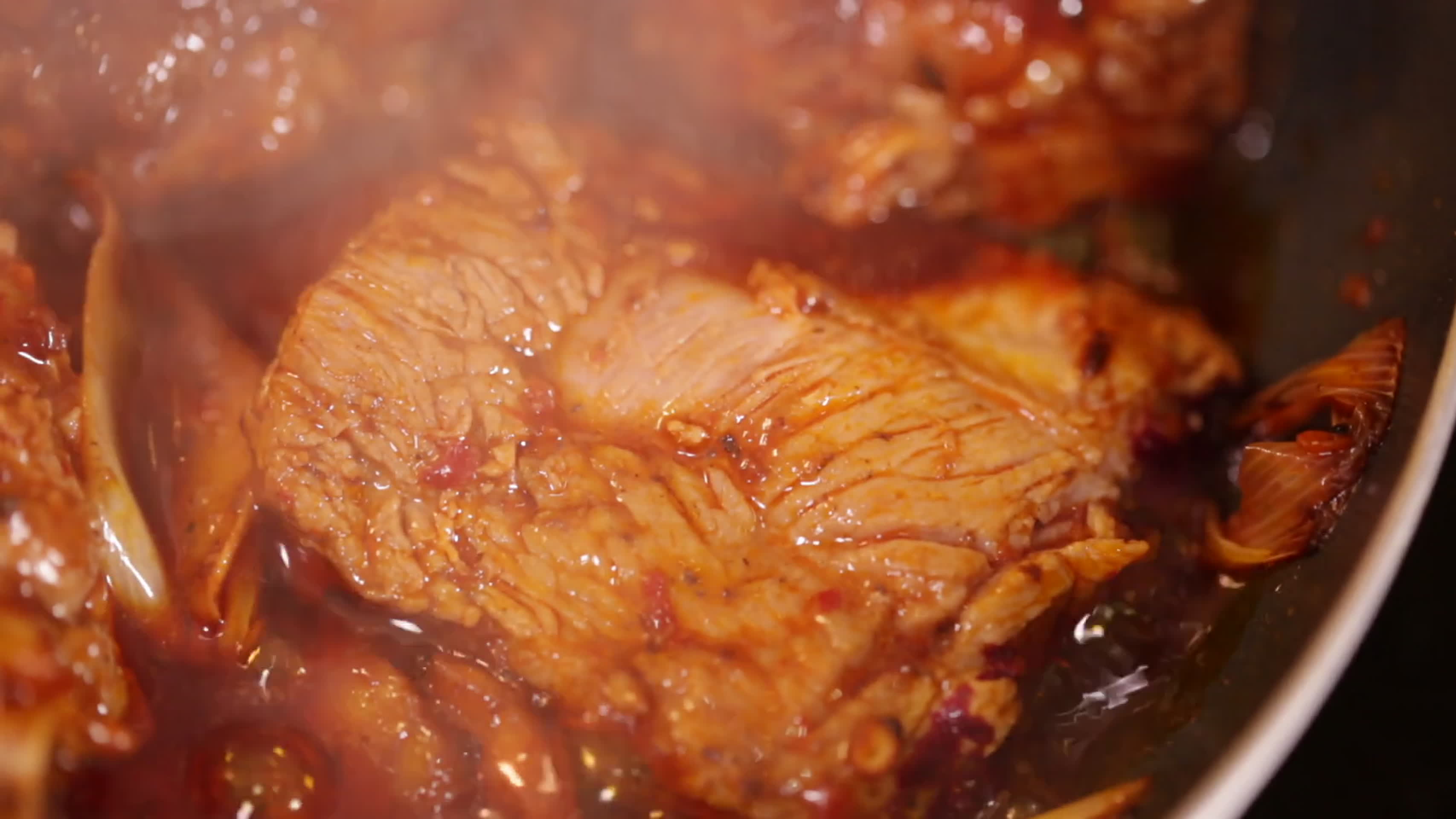 镜头合集炖肉炖排骨红烧小排视频的预览图