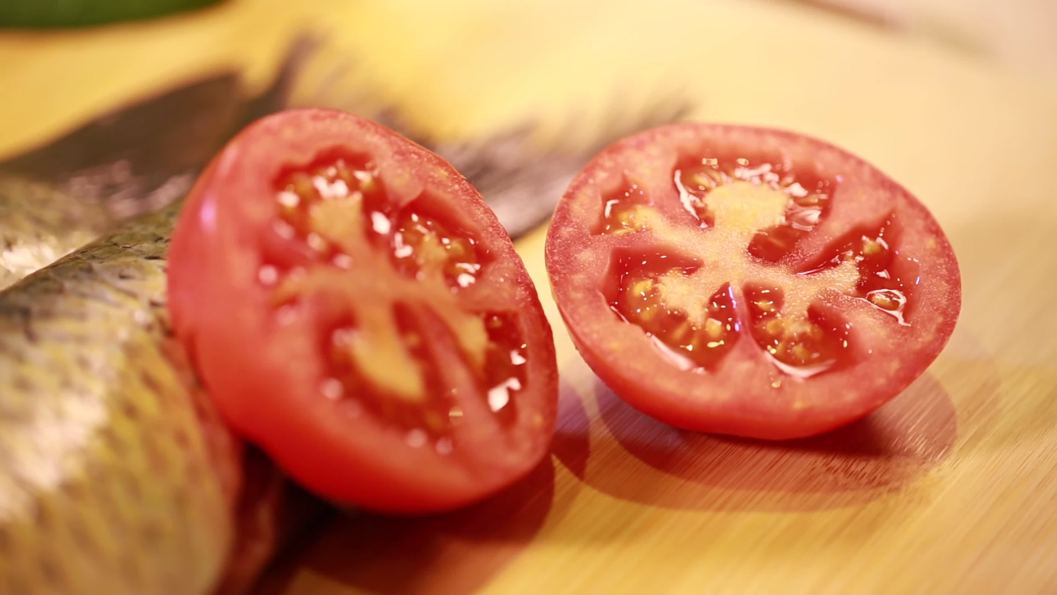 镜头合集多汁的西红柿番茄视频的预览图