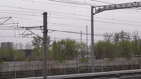 镜头合集民国老车站列车火车设施场景视频的预览图