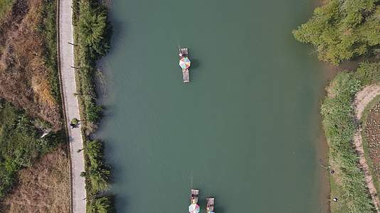 航拍桂林遇龙河风景区旅游视频的预览图