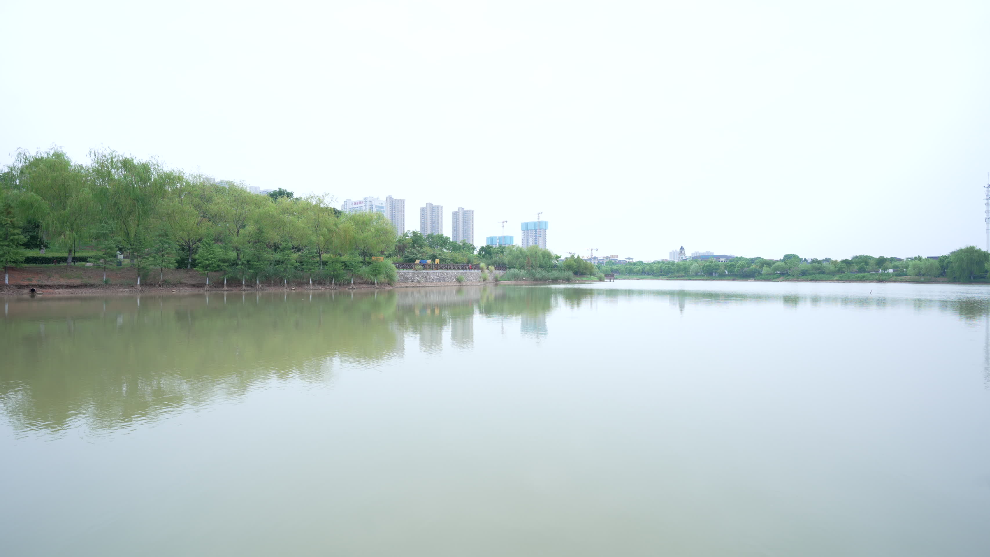 武汉韵湖湿地公园风景视频的预览图