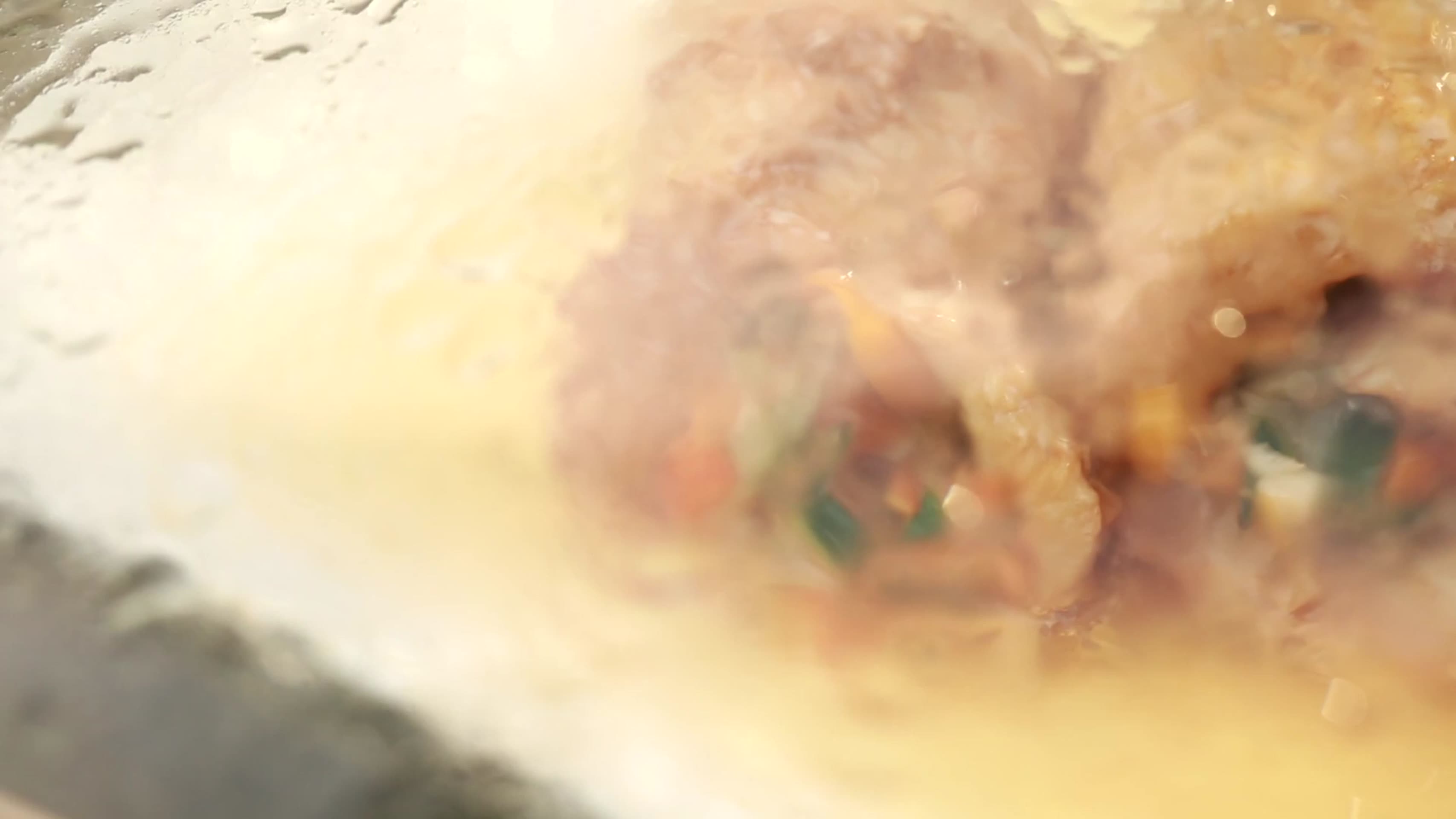 镜头合集蒸锅清蒸蔬菜鸡肉卷视频的预览图