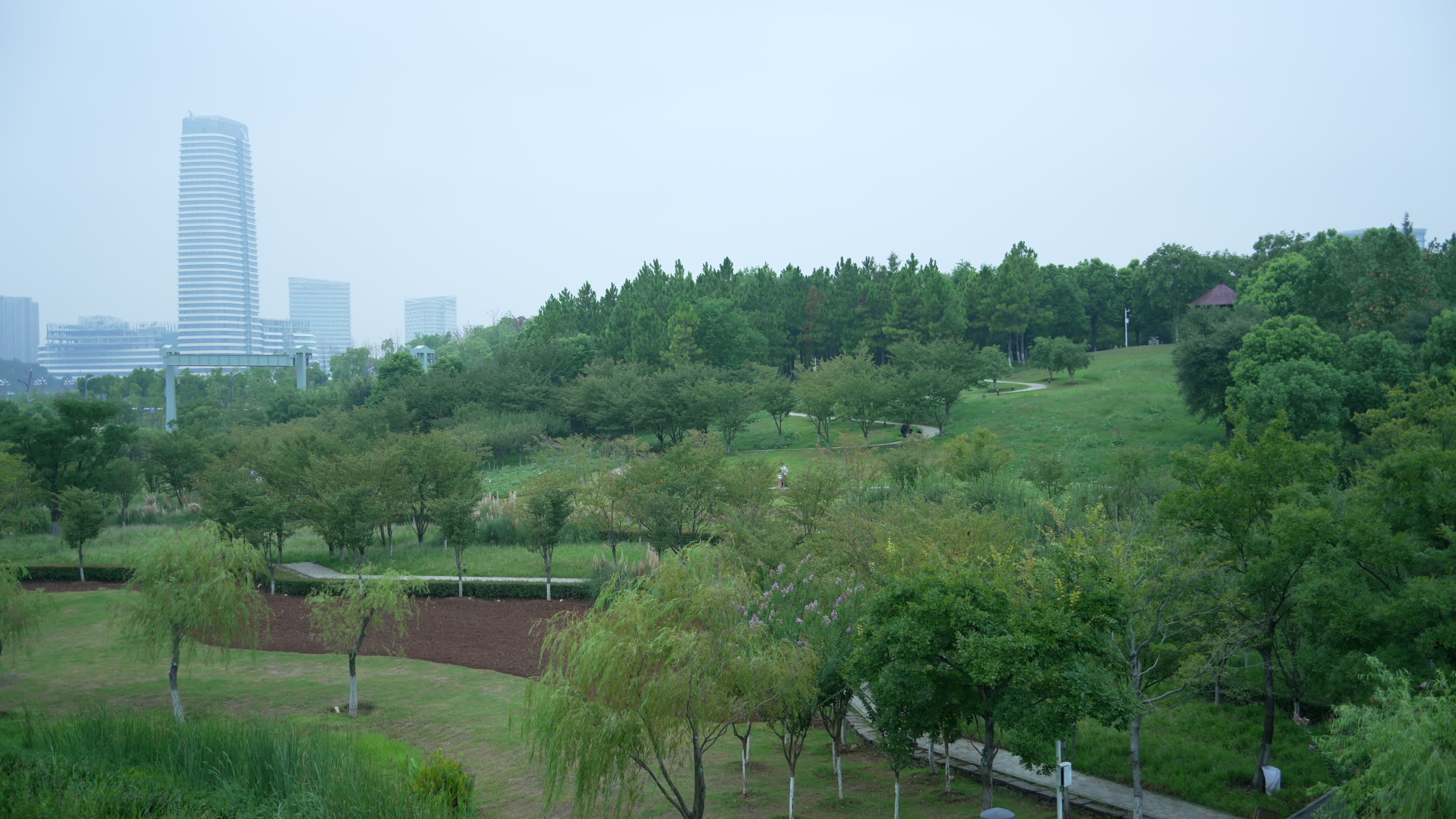 武汉光谷西苑花园风景视频的预览图