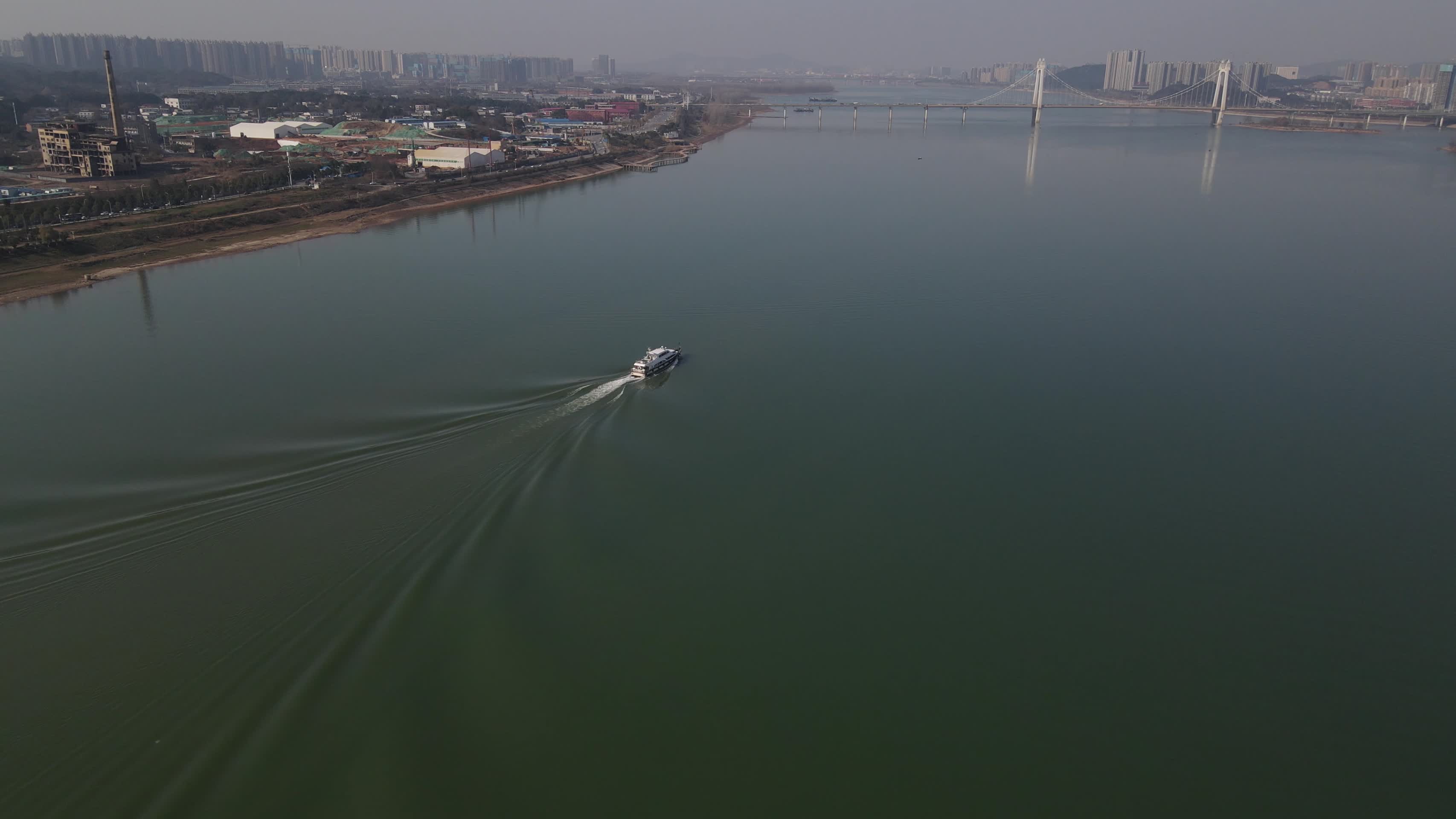 航拍湖南城市景观视频的预览图