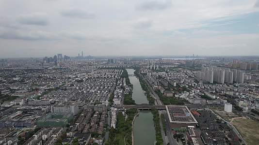 江苏苏州城市风光航拍视频的预览图