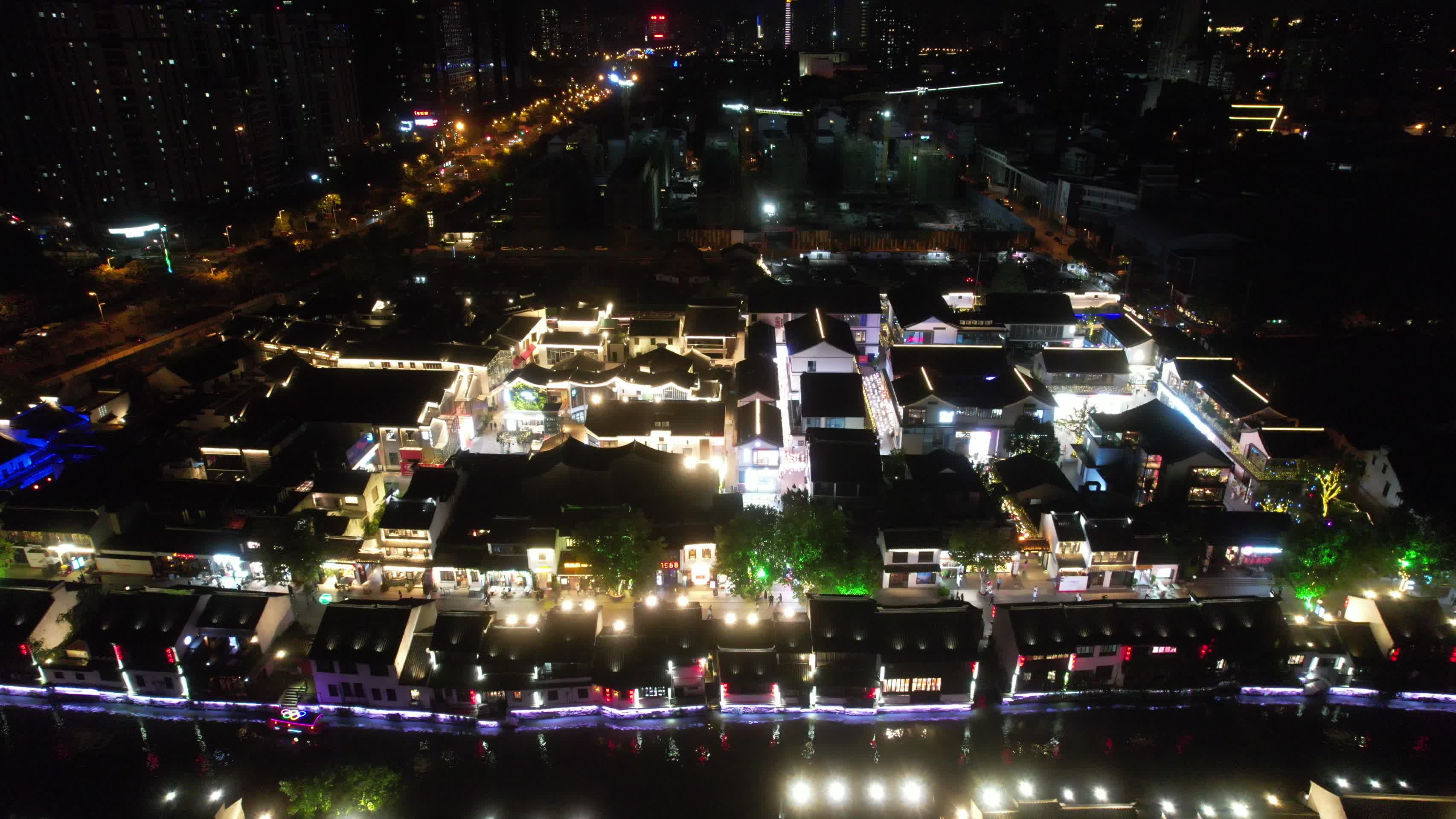 江苏无锡清名桥古运河景区视频的预览图