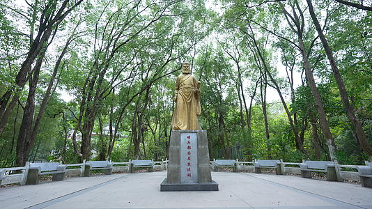 武汉江夏熊廷弼公园石像视频的预览图