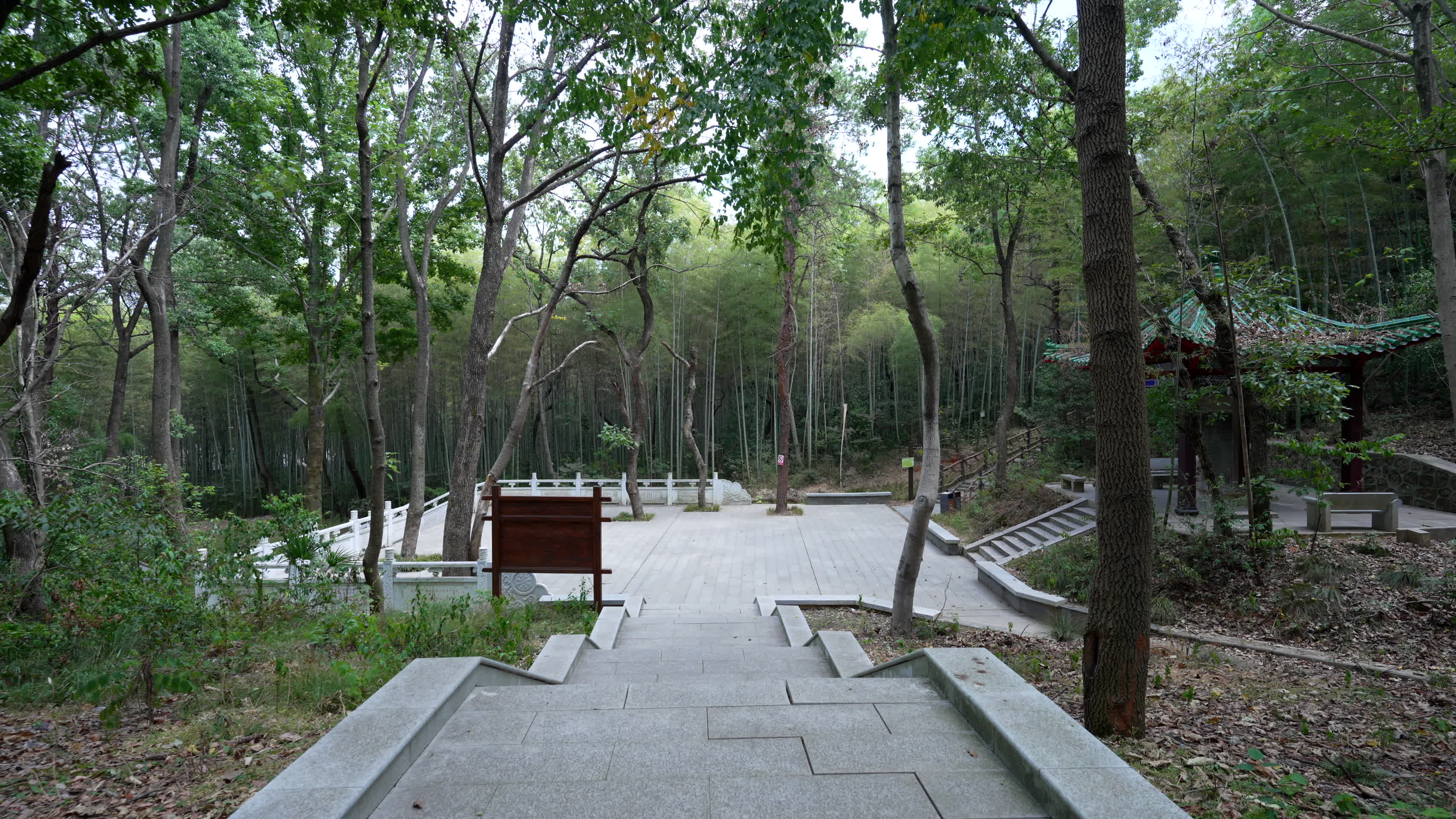 武汉江夏熊廷弼公园风景视频的预览图