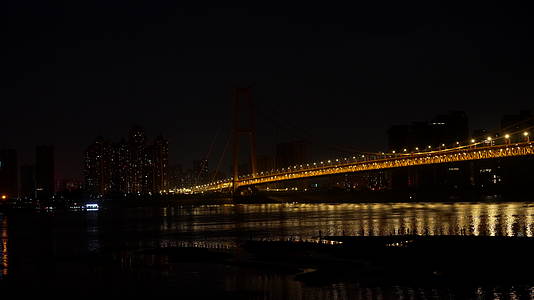 武汉洪山区洪山江滩公园夜景视频的预览图