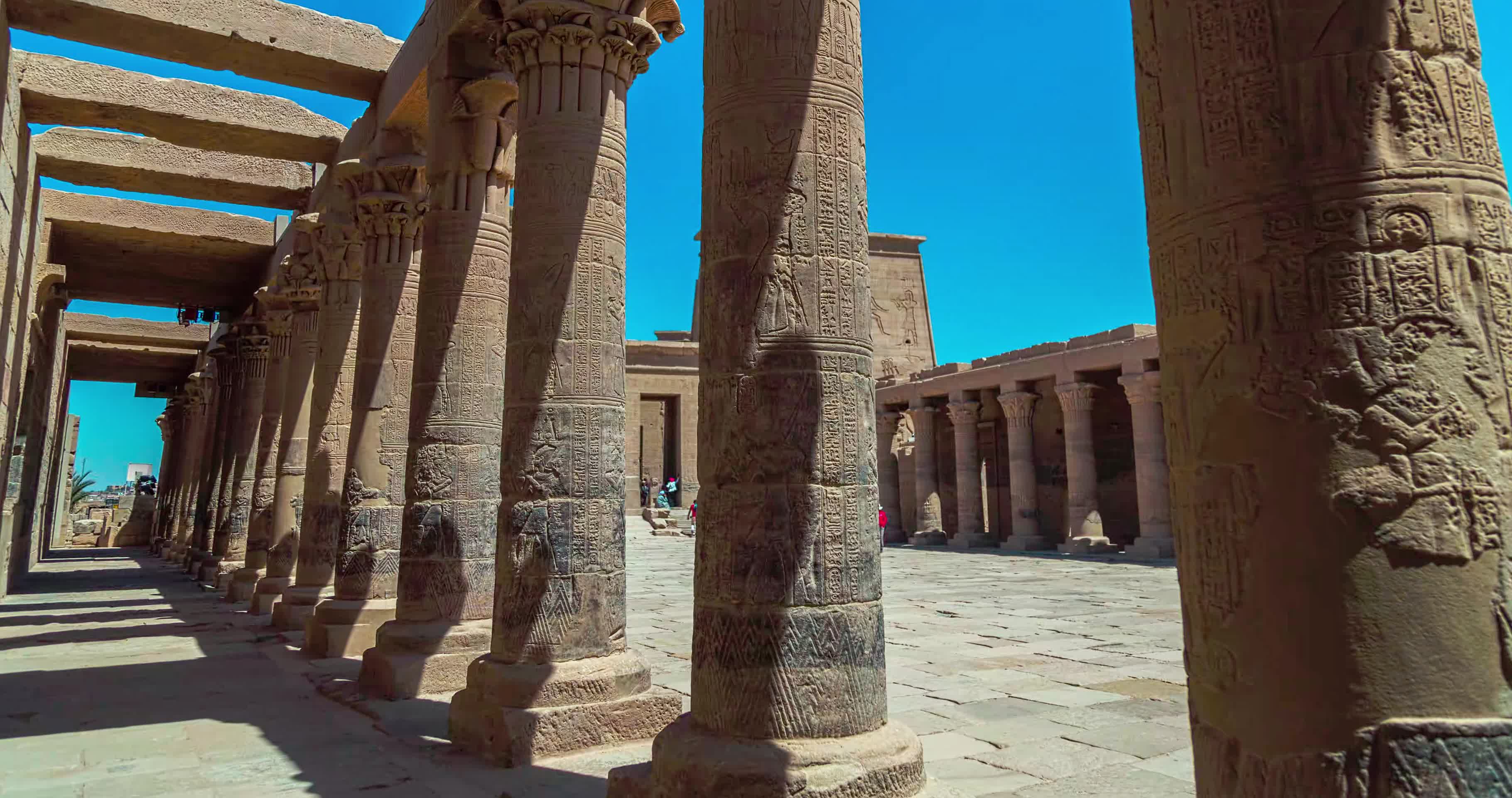 埃及神庙延时摄影视频的预览图