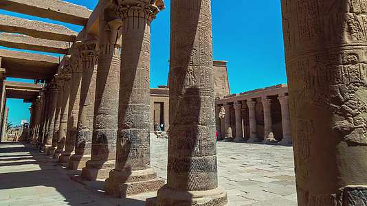 埃及神庙延时摄影视频的预览图