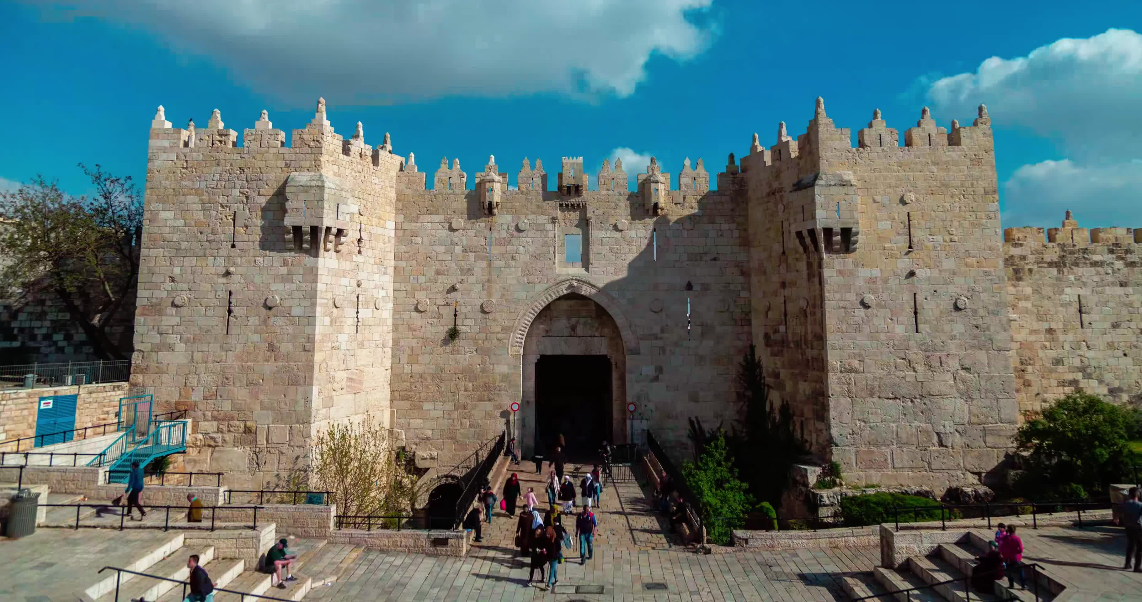 耶路撒冷老城城门视频的预览图