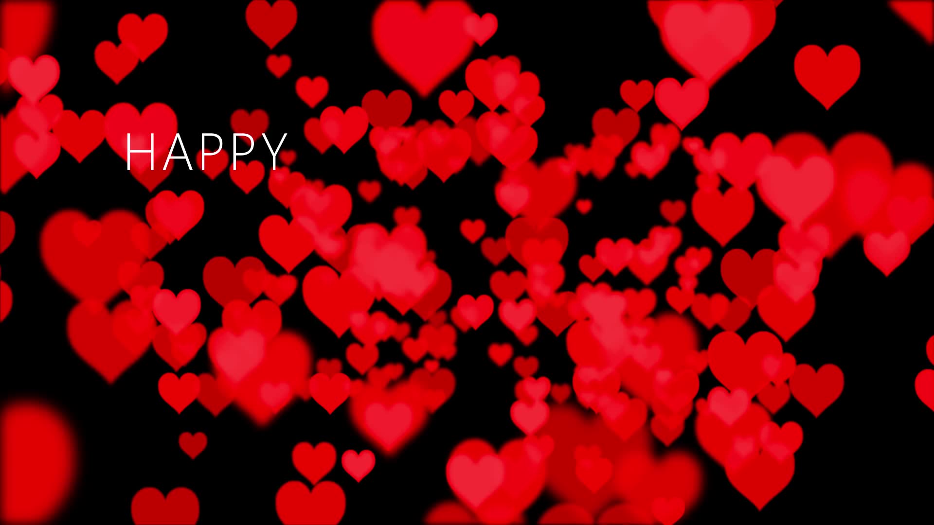 AE情人节动画片头浪漫爱心视频的预览图