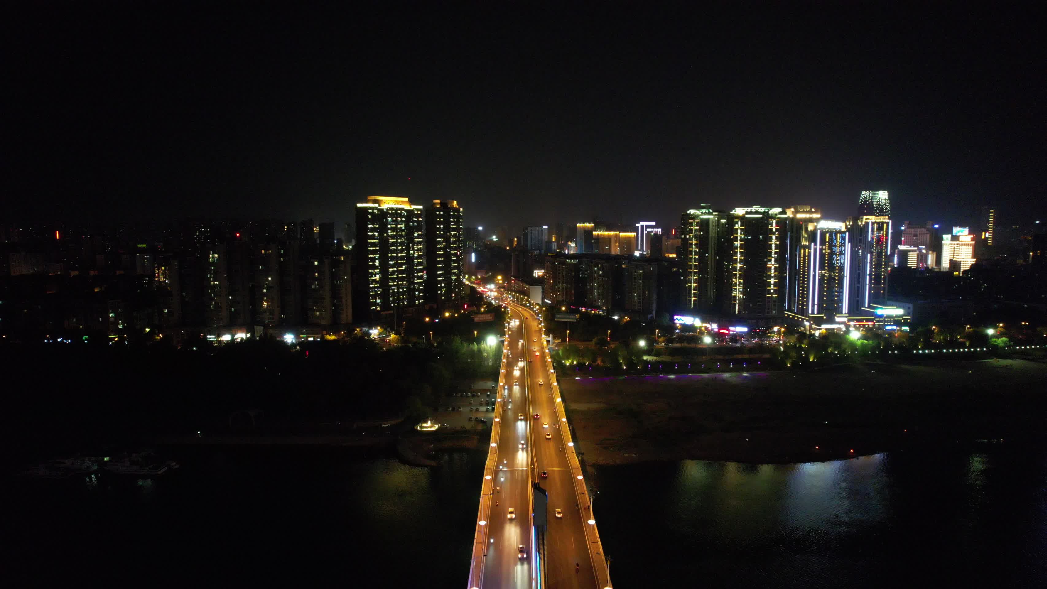 湖南株洲城市风光航拍视频的预览图