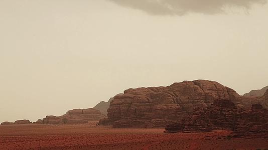 红色的火星地貌视频的预览图