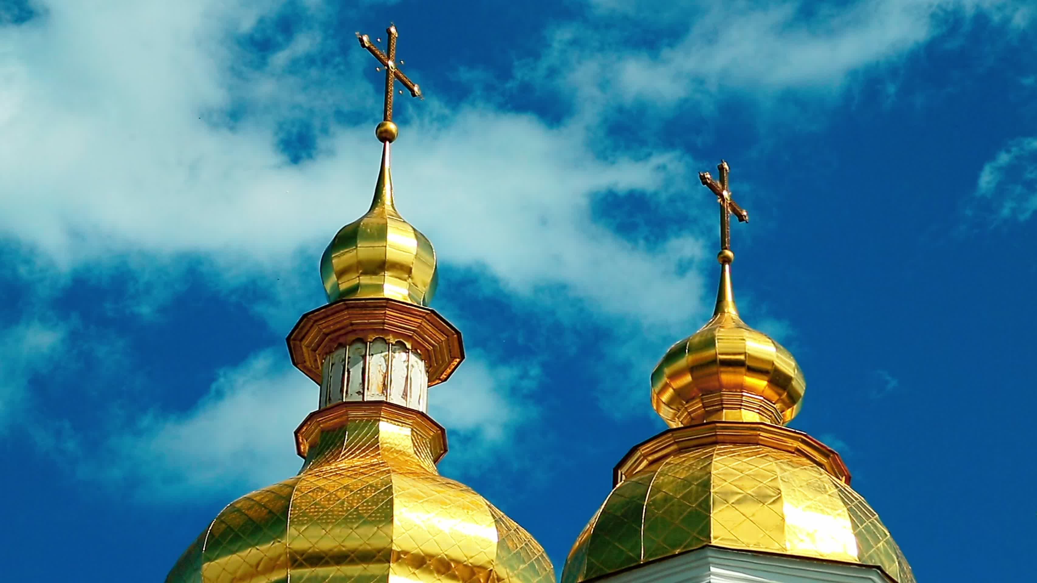 乌克兰基辅圣弥额尔金顶修院视频的预览图
