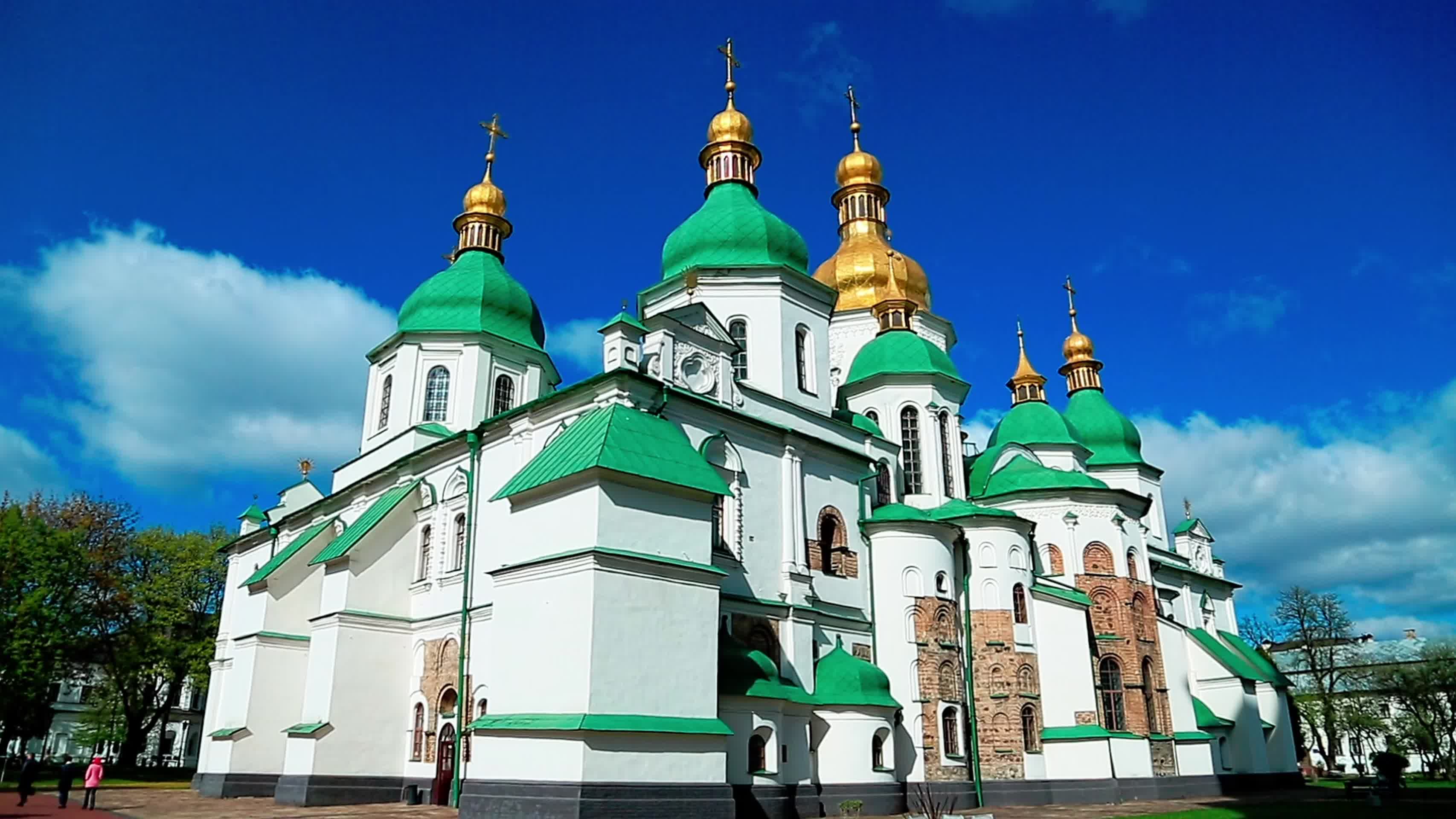 乌克兰基辅圣苏菲亚大教堂视频的预览图