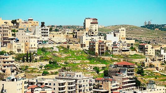 巴勒斯坦伯利恒城市街景视频的预览图