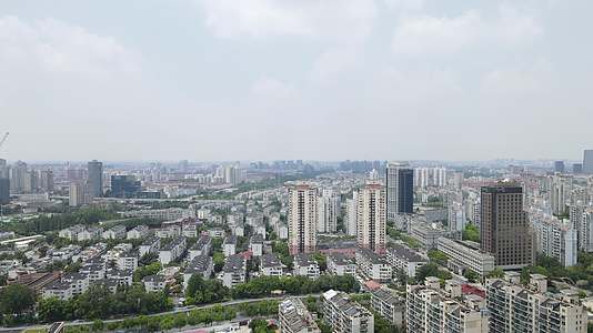 上海普陀区全景上海西站周边4K航拍原视频的预览图