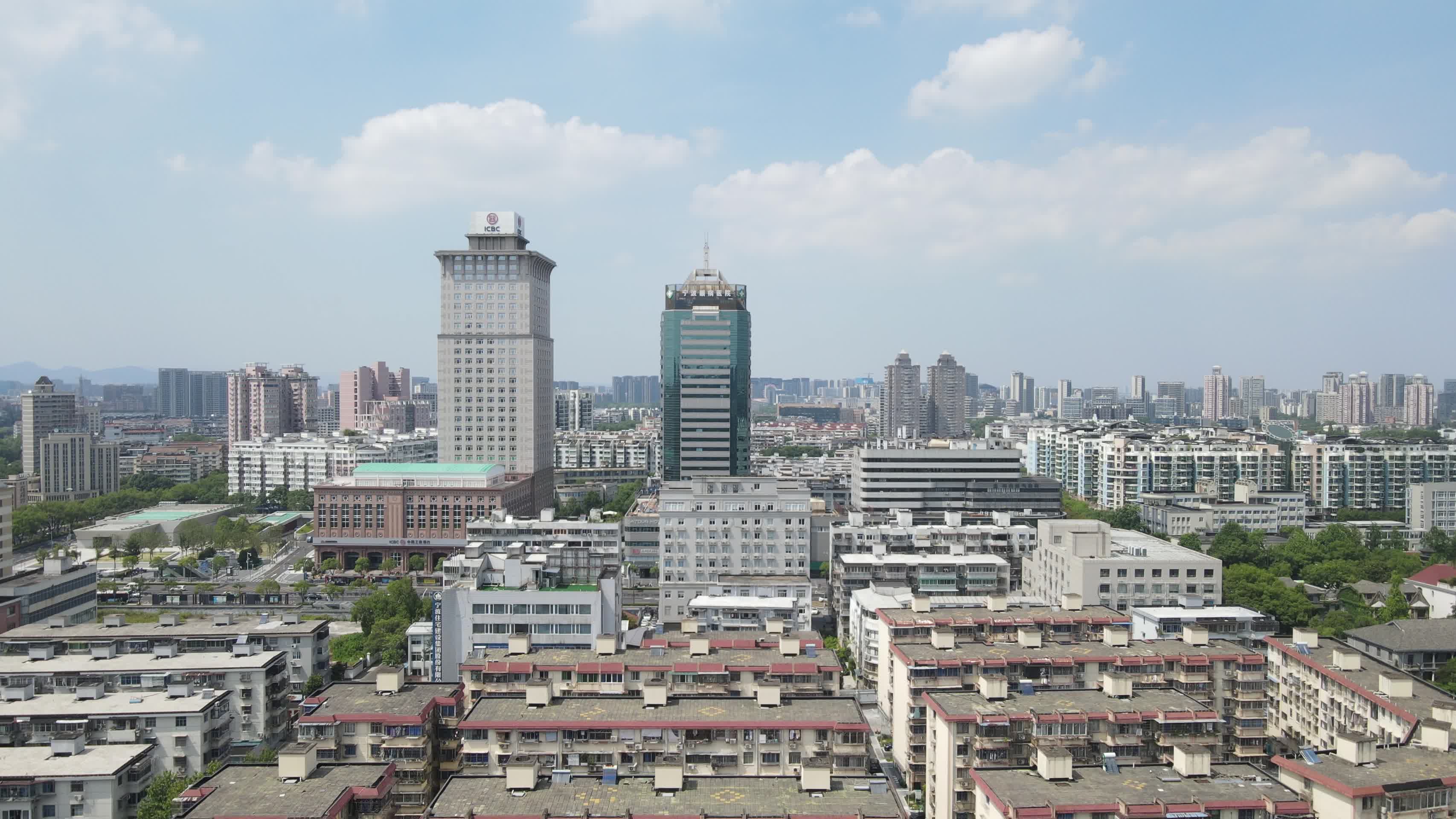 宁波城市4K航拍视频的预览图