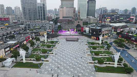宁波海曙区天一广场4K航拍视频的预览图