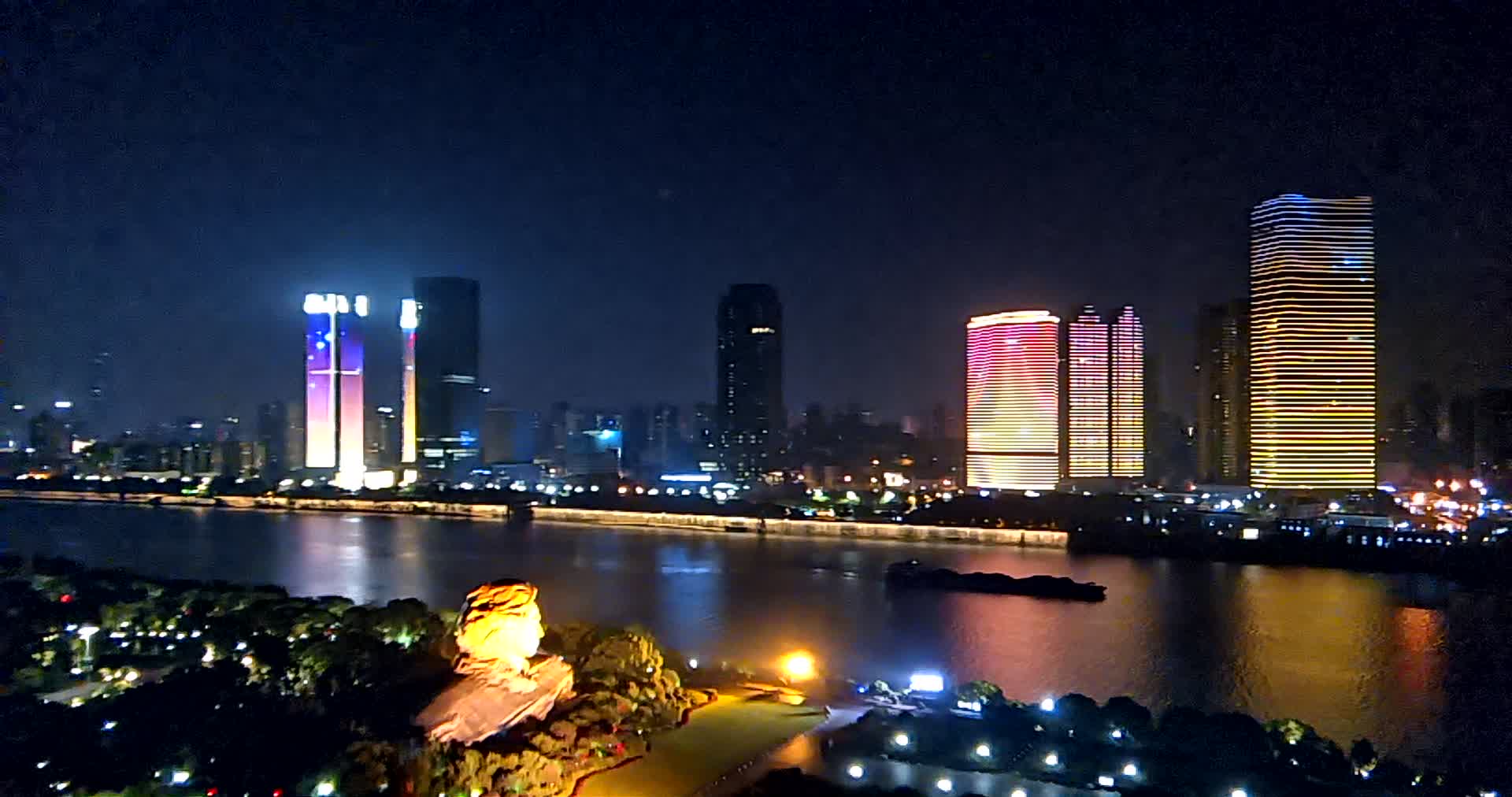 长沙城市夜景视频的预览图