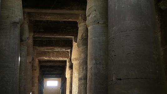 古埃及的阿拜多斯神庙视频的预览图