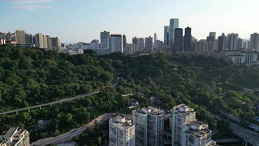重庆渝中建筑城市风光航拍风景视频的预览图