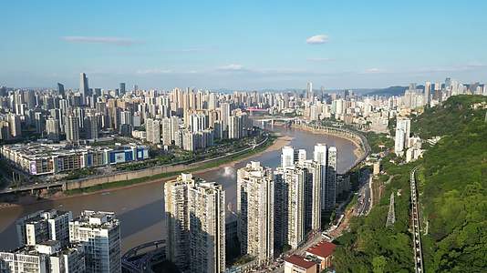 重庆渝中城市建筑自然风光航拍合集视频的预览图