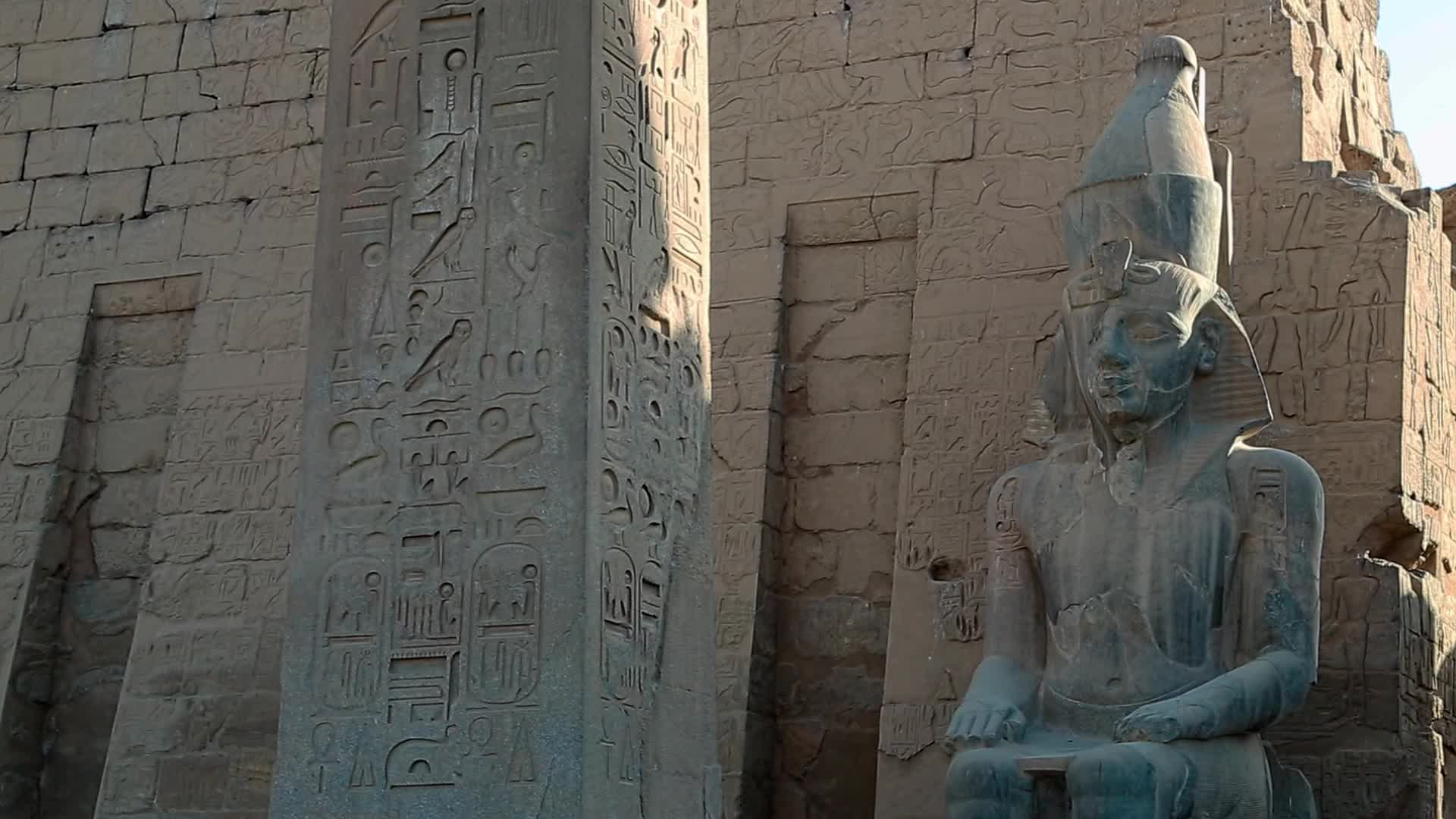 卢克索的神庙遗迹视频的预览图