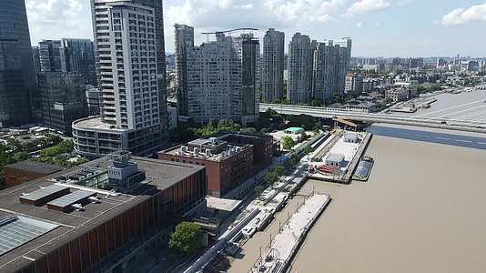 宁波江北区全景4K航拍视频的预览图