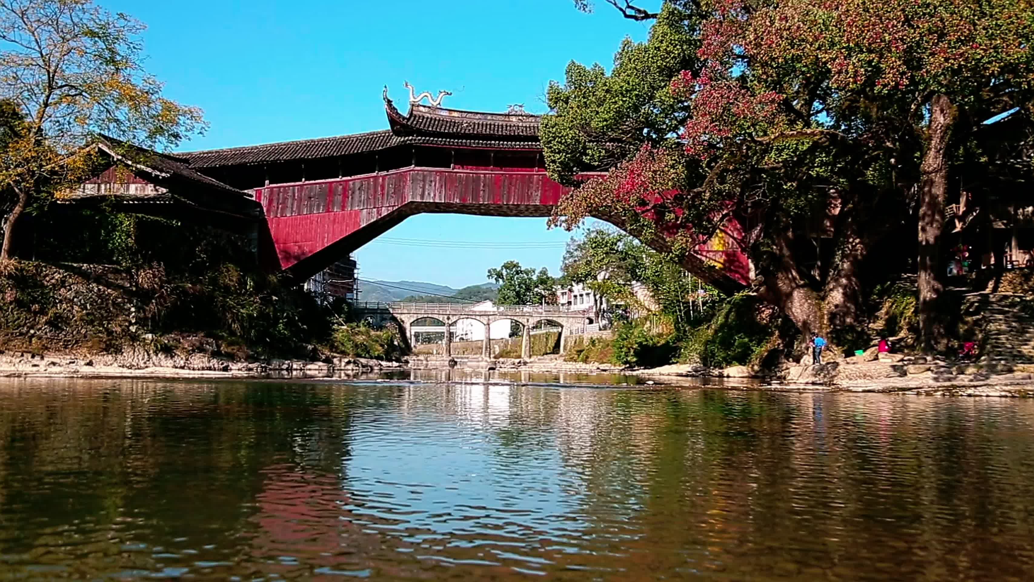 浙江温州泰顺北涧桥视频的预览图
