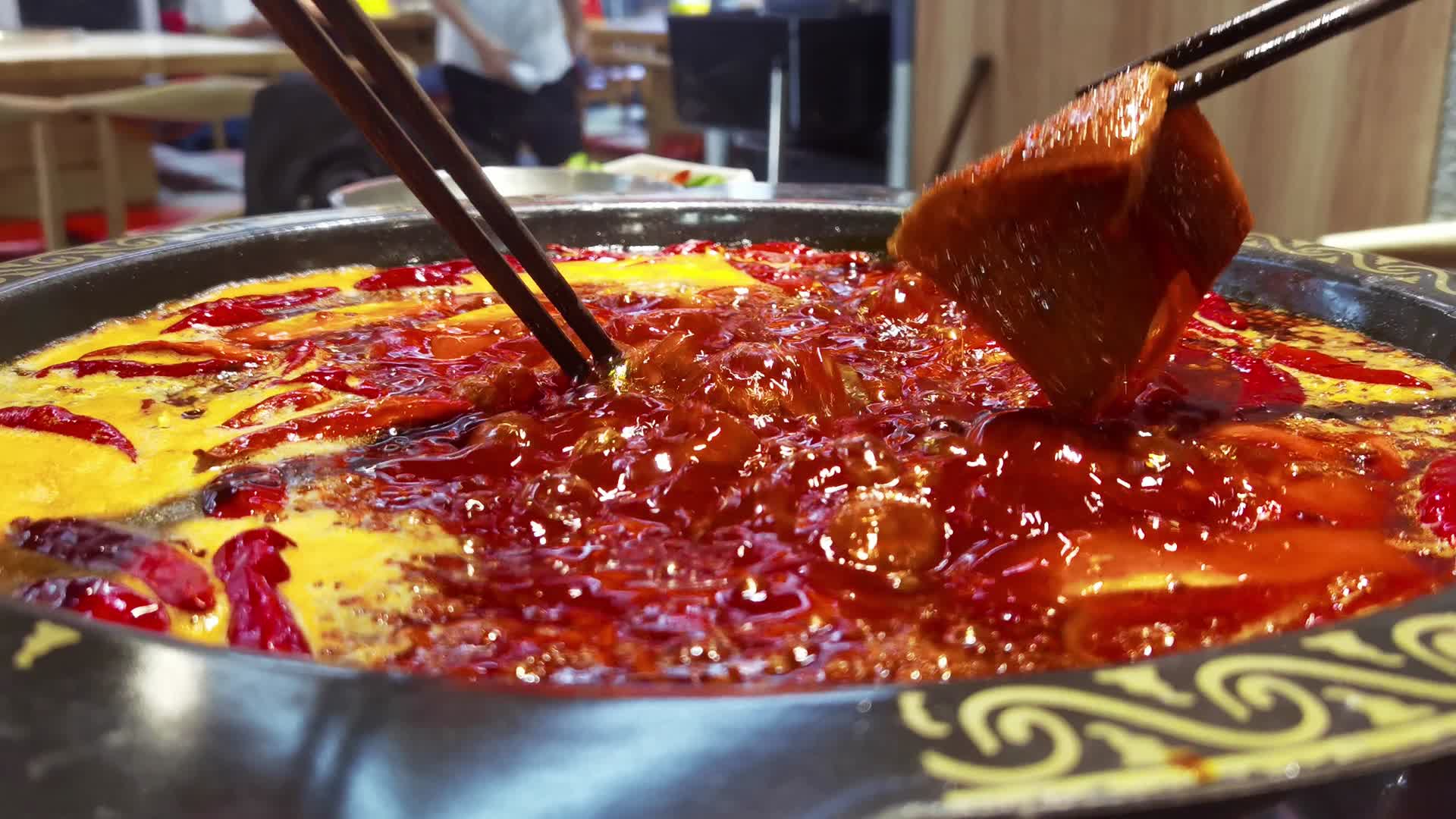 重庆美食主题火锅视频的预览图