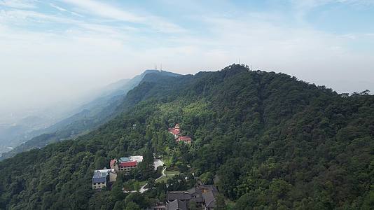 重庆北碚缙云山森林保护区自然风光航拍视频的预览图
