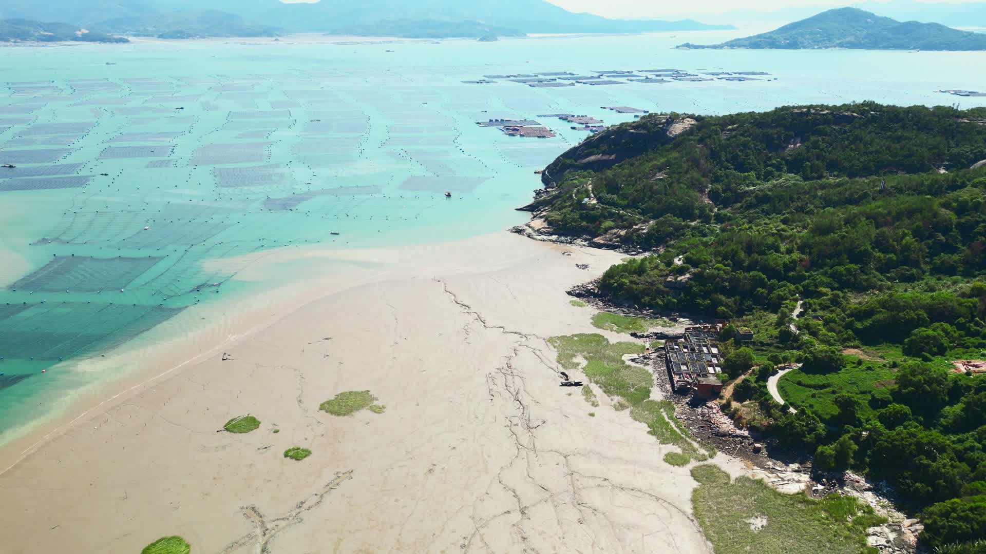福建宁德三都澳景区海岛航拍4K视频的预览图