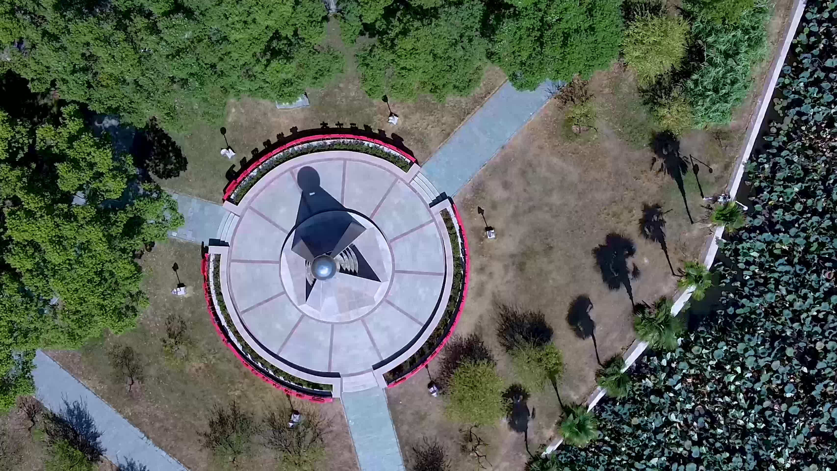 武汉洪山区华中科技大学4K航拍视频视频的预览图