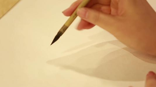 软笔书法写秘籍视频的预览图