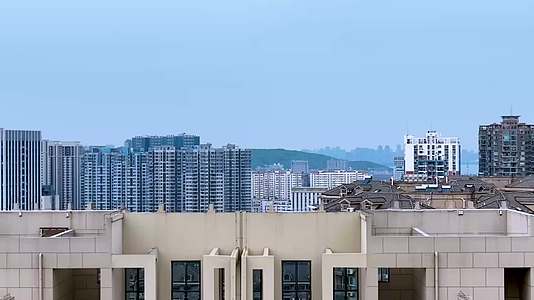 武汉洪山区小区建筑4K航拍视频视频的预览图