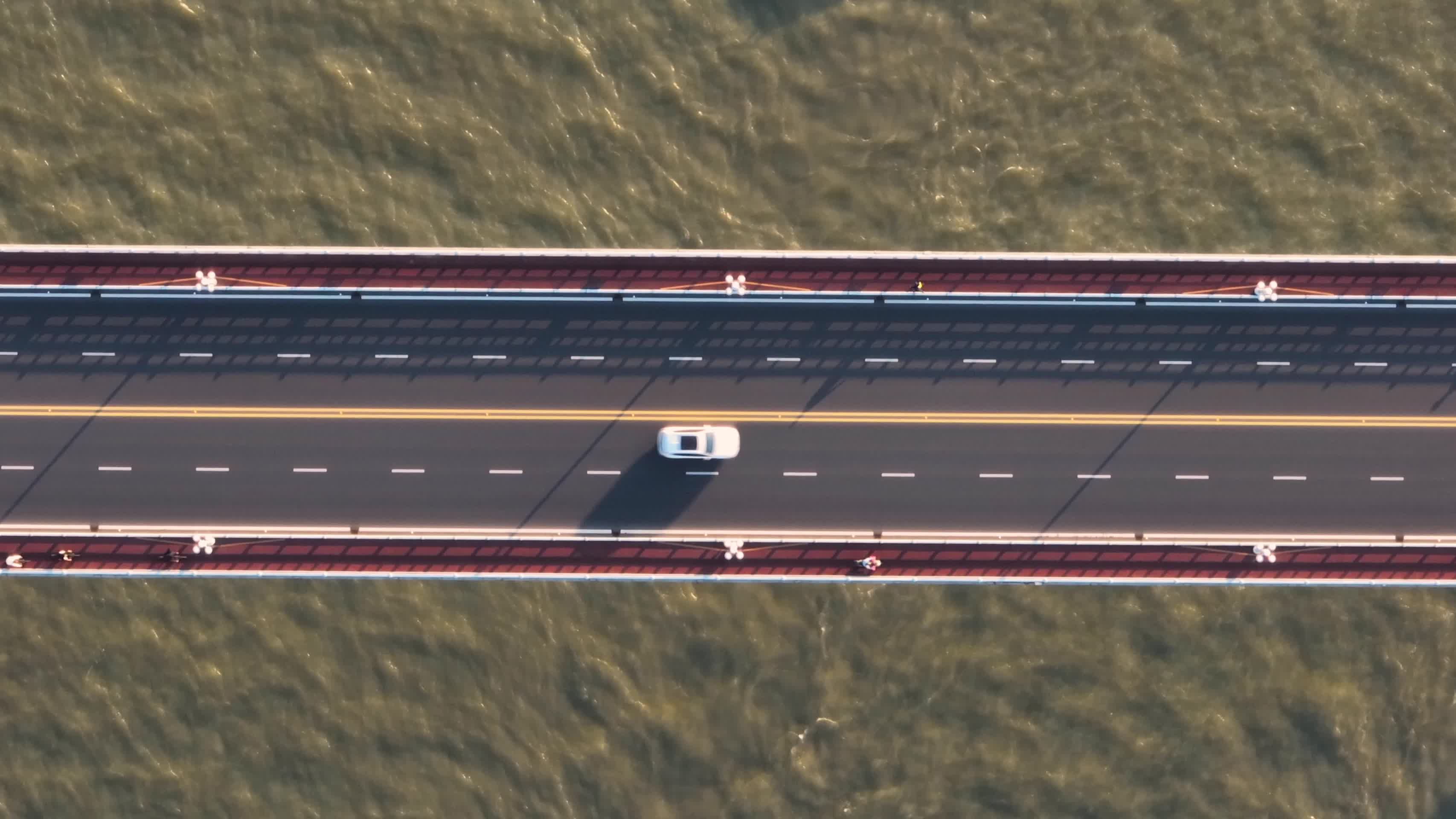 拍南京长江大桥下繁忙的航道船舶视频的预览图