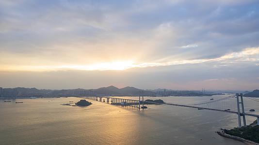 广东省东莞市虎门大桥延时视频的预览图