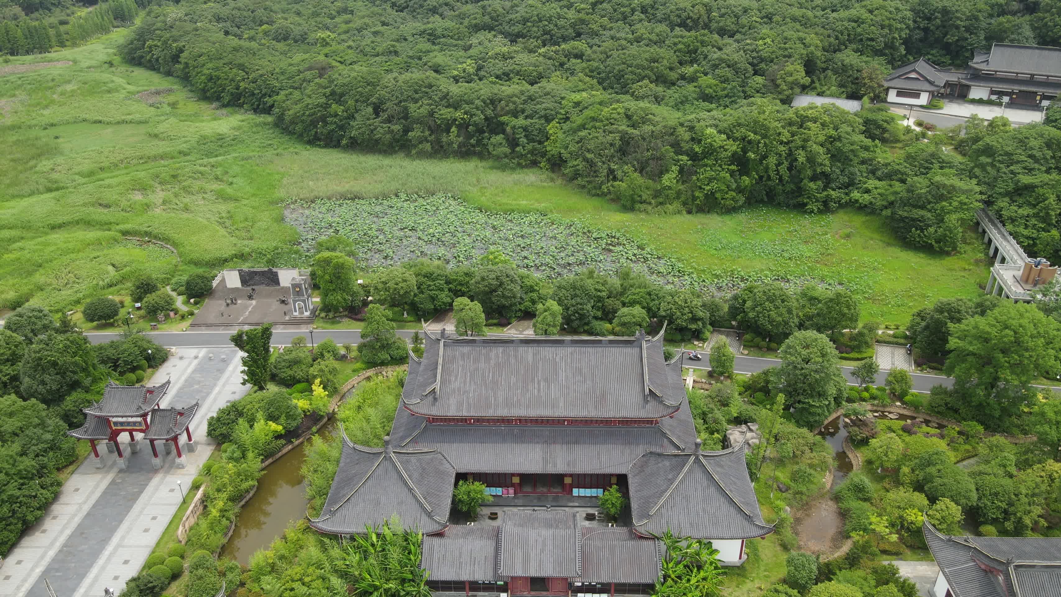 江西庐陵文化生态园4A景区航拍视频的预览图