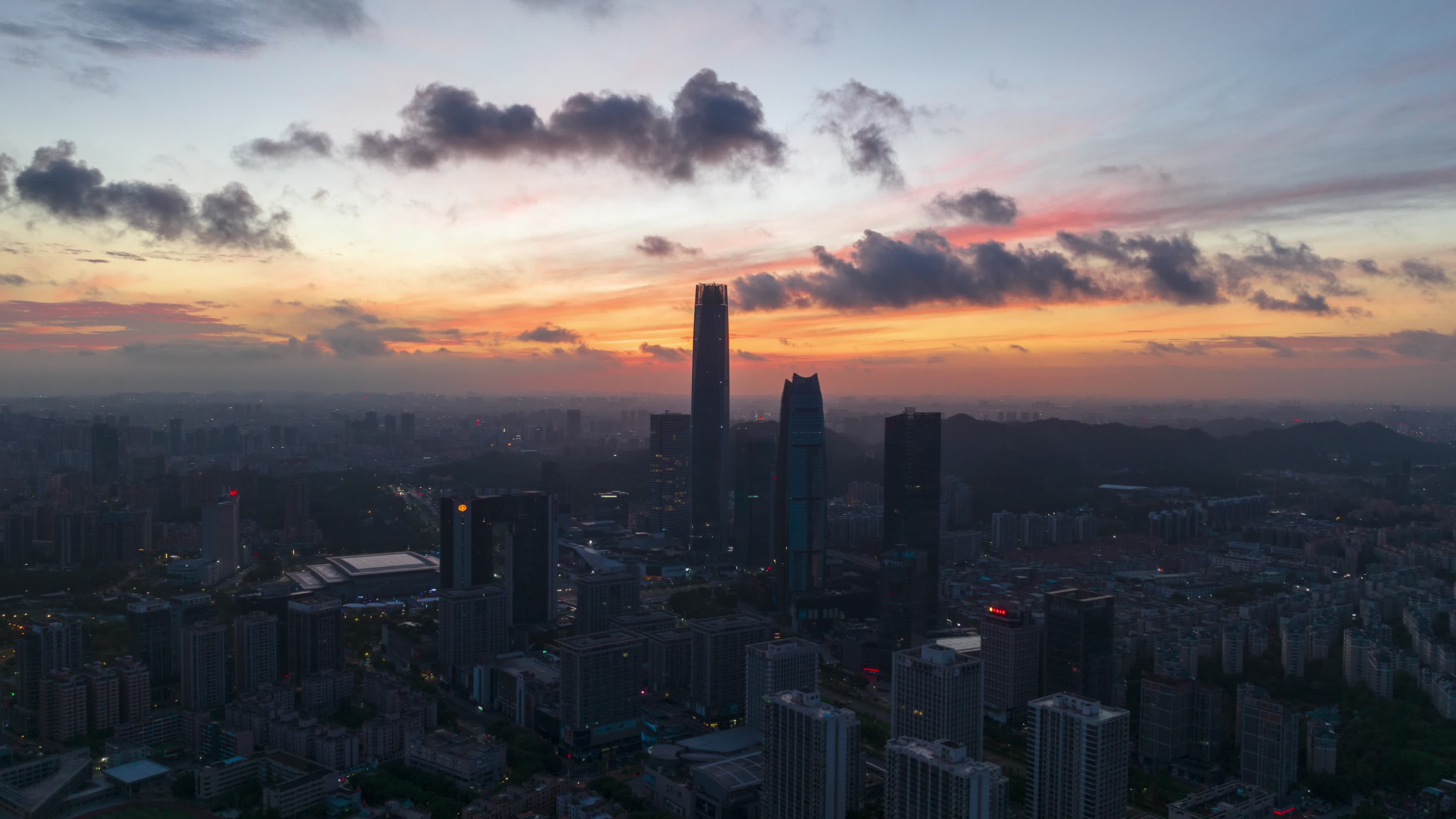 广东省东莞市城市风光延时视频的预览图